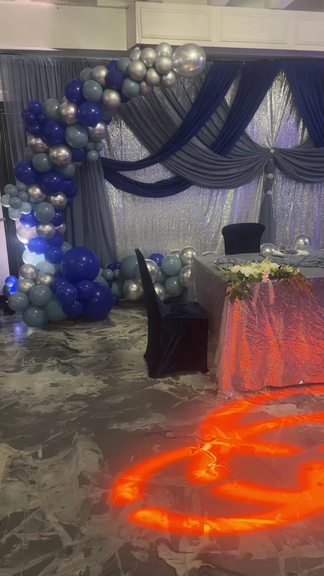 Event reception setup at 60 Charter Events L.L.C