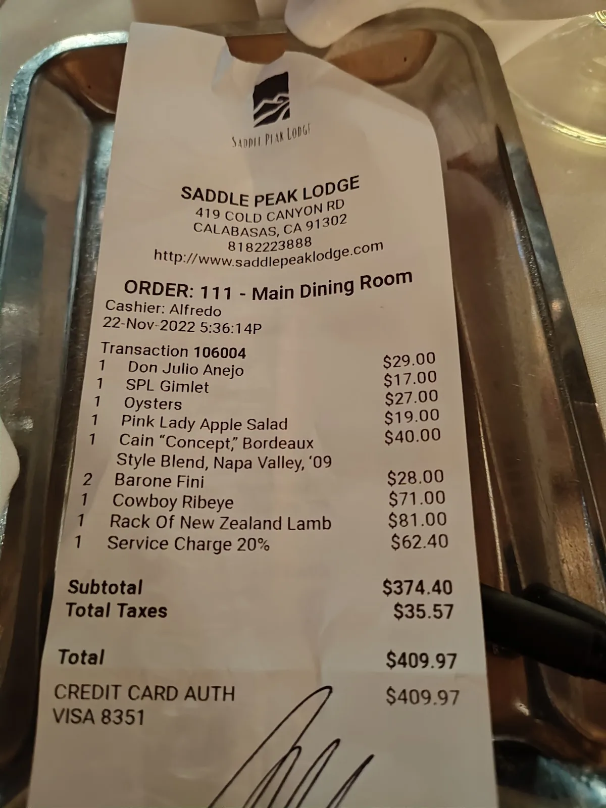 Saddle Peak Lodge gallery