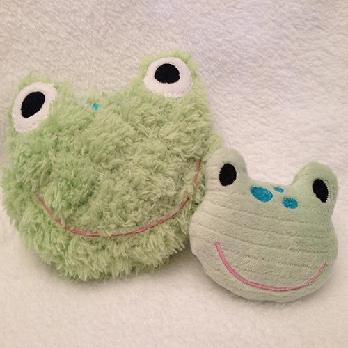Frog Head Stuffie  Dejah Vue Designs